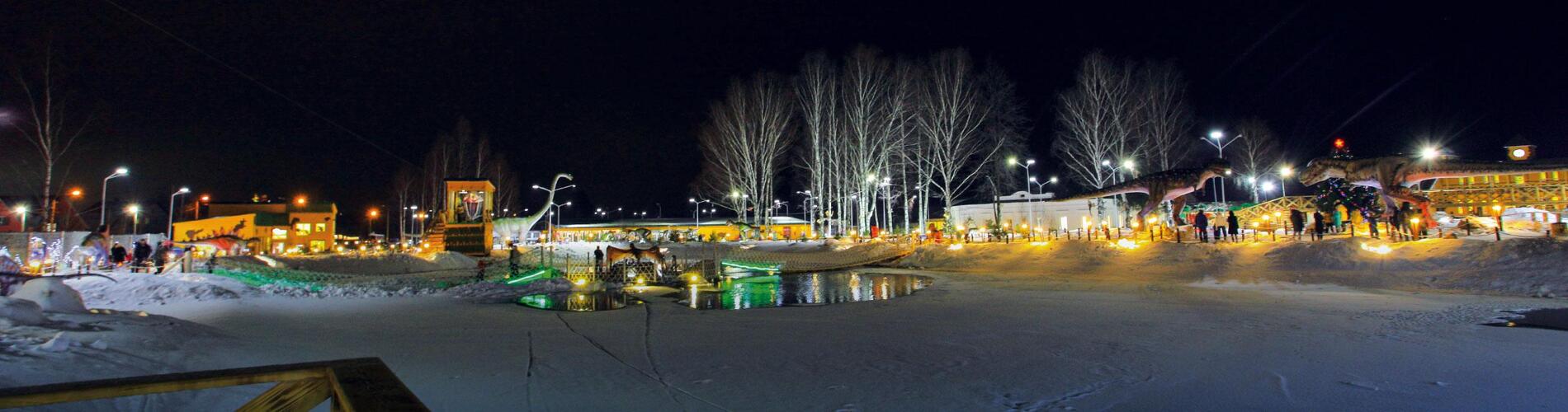 Оснащение парка отдыха «Юркин парк» светодиодными светильниками