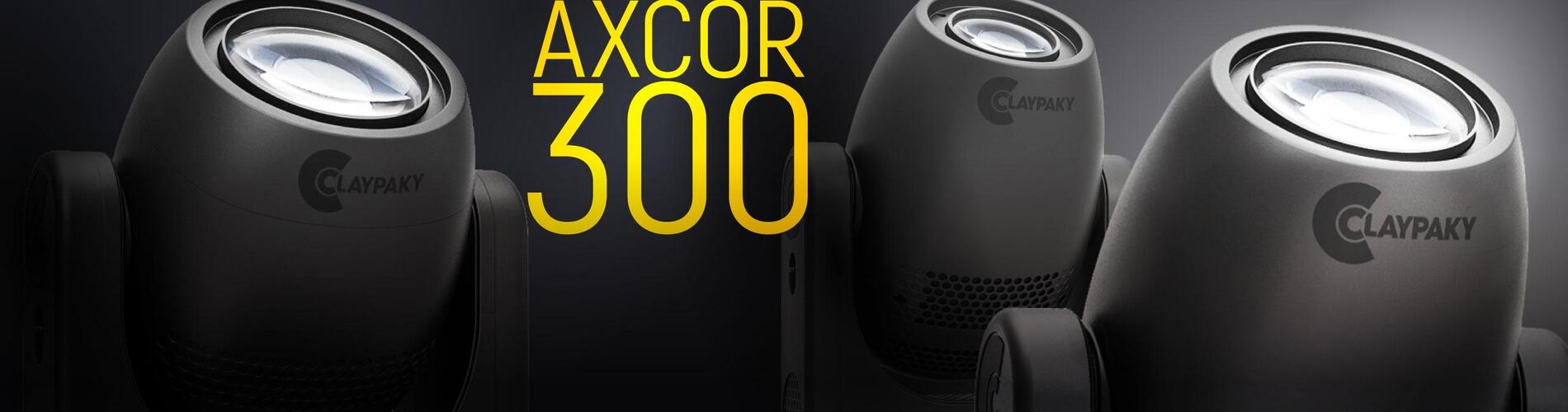 Новая серия прожекторов AXCOR 300 от Clay Paky