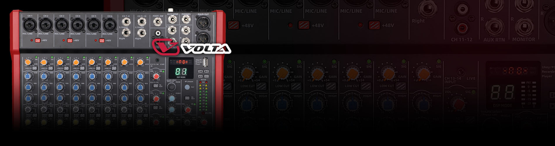 STARLET - восходящая звёздочка сцены. Новая серия микшерных пультов VOLTA и расширение линейки INTRO