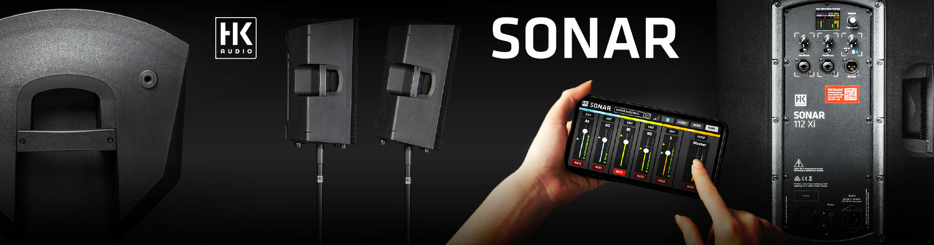 Высокие технологии звукоусиления для каждого. SONAR – новая серия акустических систем от HK Audio