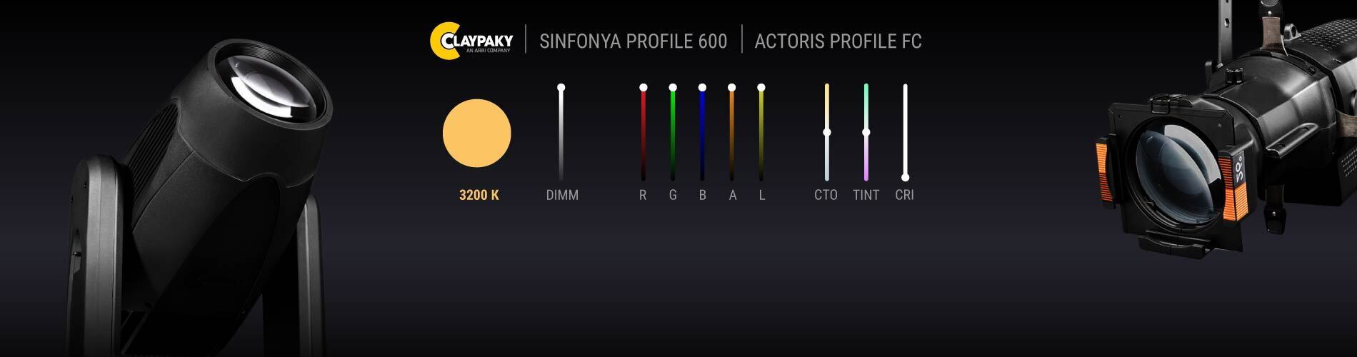 CLAY PAKY SINFONYA PROFILE 600 — уникальные постановочные возможности. Разговор о цвете